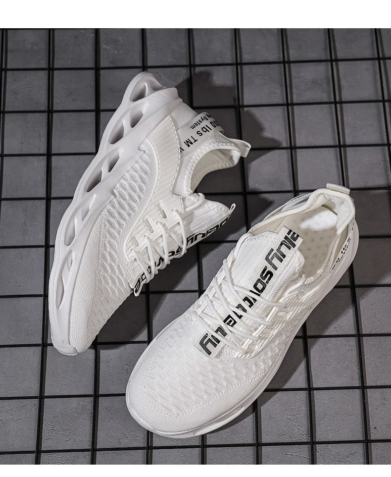 Hot Sale Summer Pink Casual Sneakers Women Men Blade Shoes Big Size 46 Light Breathable Running Shoes Men Mesh Sports Sneakers