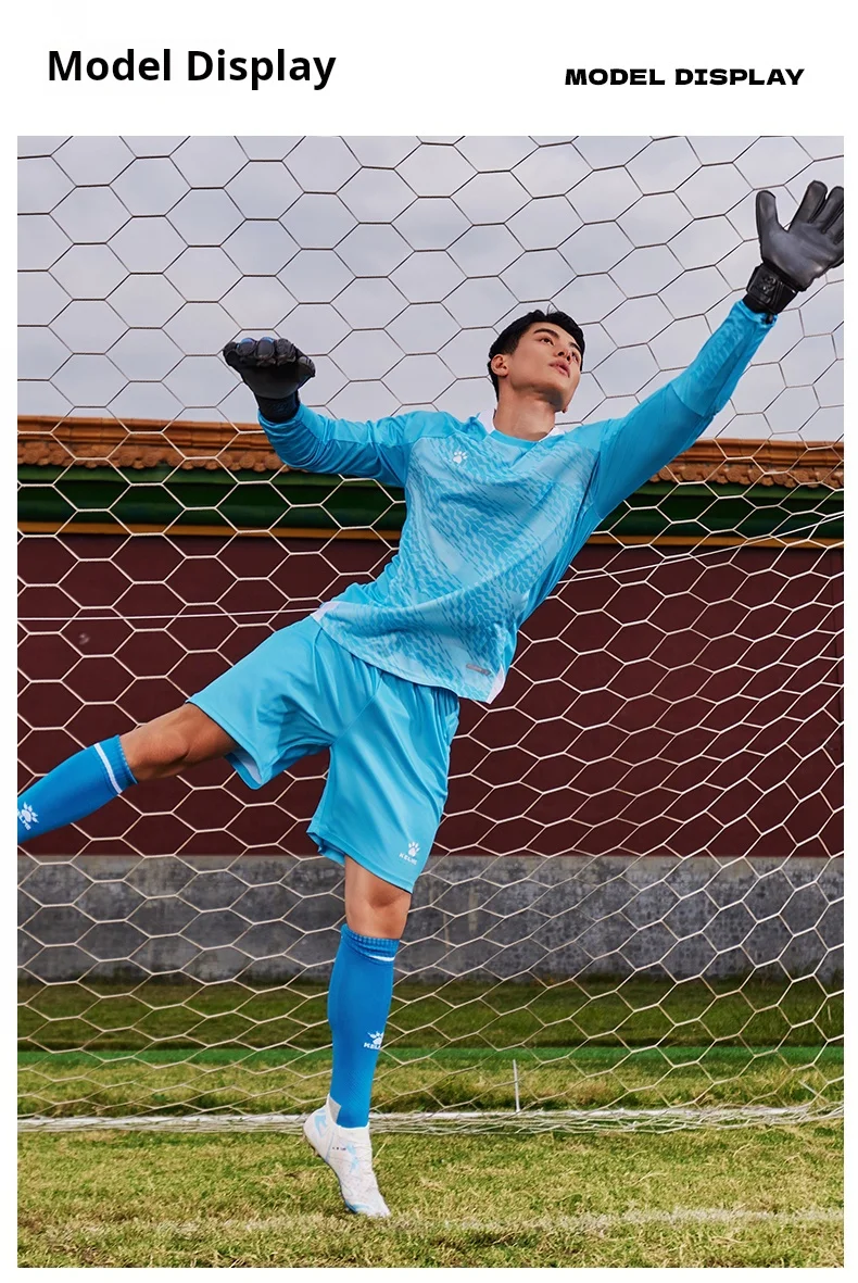Kelme Goalkeeper Goalkeeper Goalkeeper Clothing Set Football Equipment Long Sleeve Football Clothing Adult Running Clothing