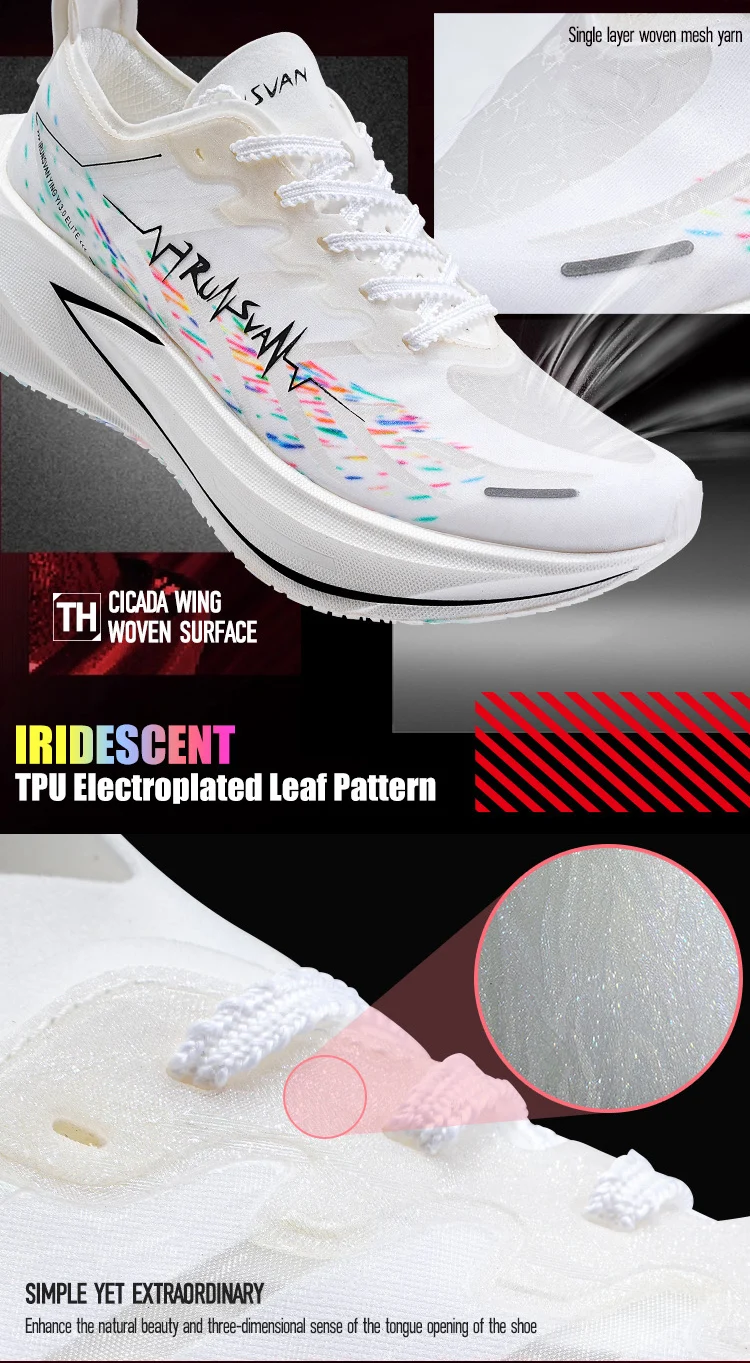 IRUNSVAN T800 Carbon Plate Sports Shoes Professional Marathon Racing Running Shoes for Man Cushioning Trainers Outdoor Athletic