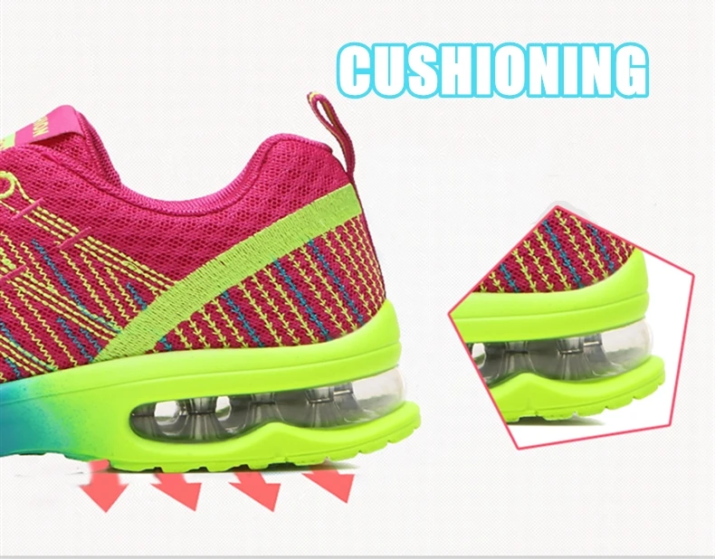 Women Sports Shoes Outdoor High Quality Running Shoes Breathable Athletics Casual Sneaker Ladies Non-slip Sport Walking Shoes
