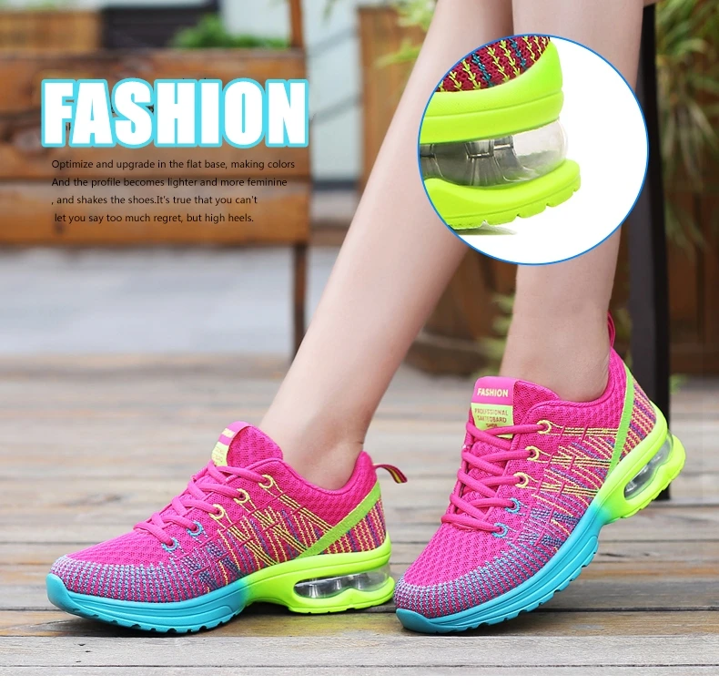 Women Sports Shoes Outdoor High Quality Running Shoes Breathable Athletics Casual Sneaker Ladies Non-slip Sport Walking Shoes