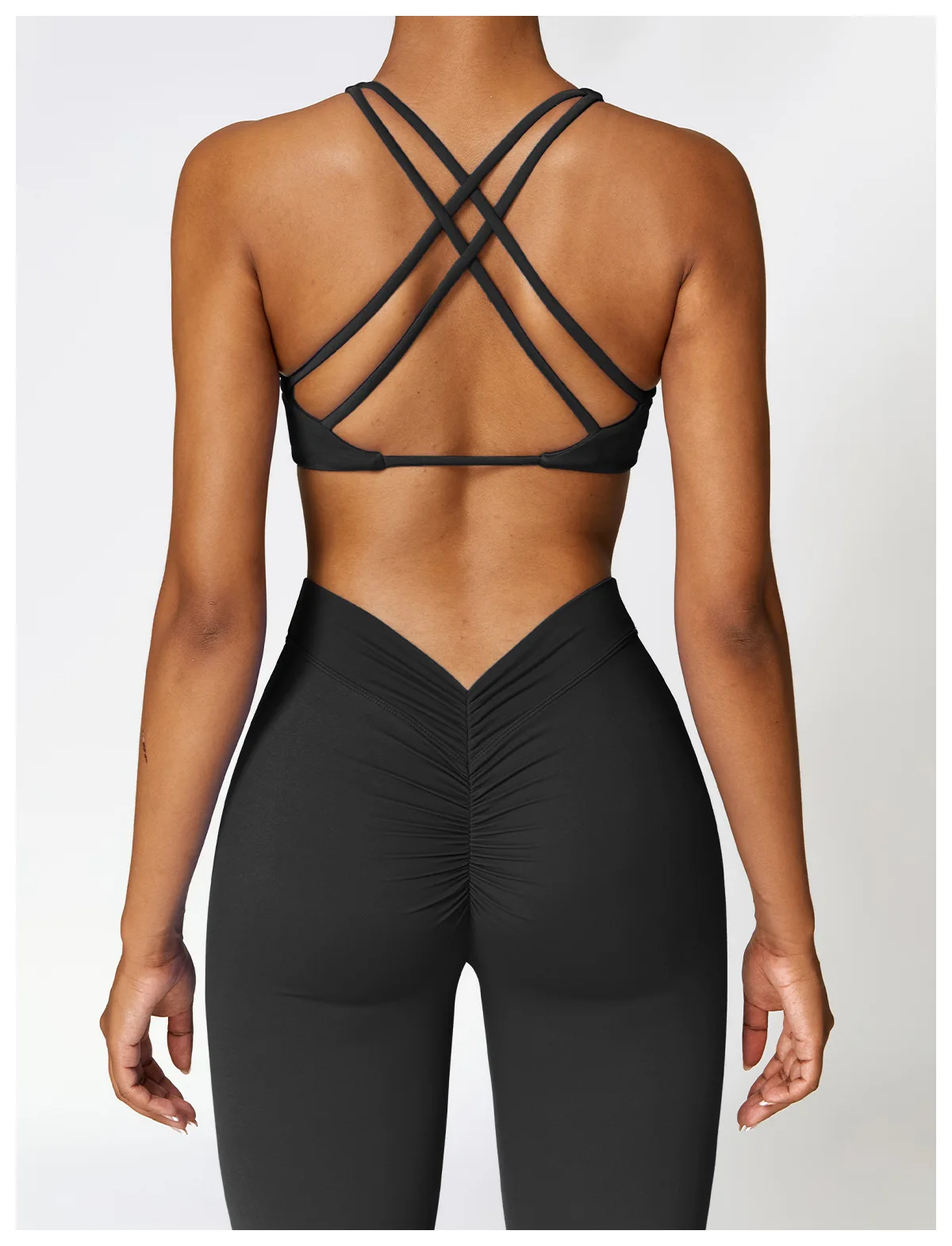 Flare Leggings V-shaped Hip Yoga Pants Women High Waist Wide Leg Pants Women Gym Fitness Sports Flared Pant Latin Dance Trousers