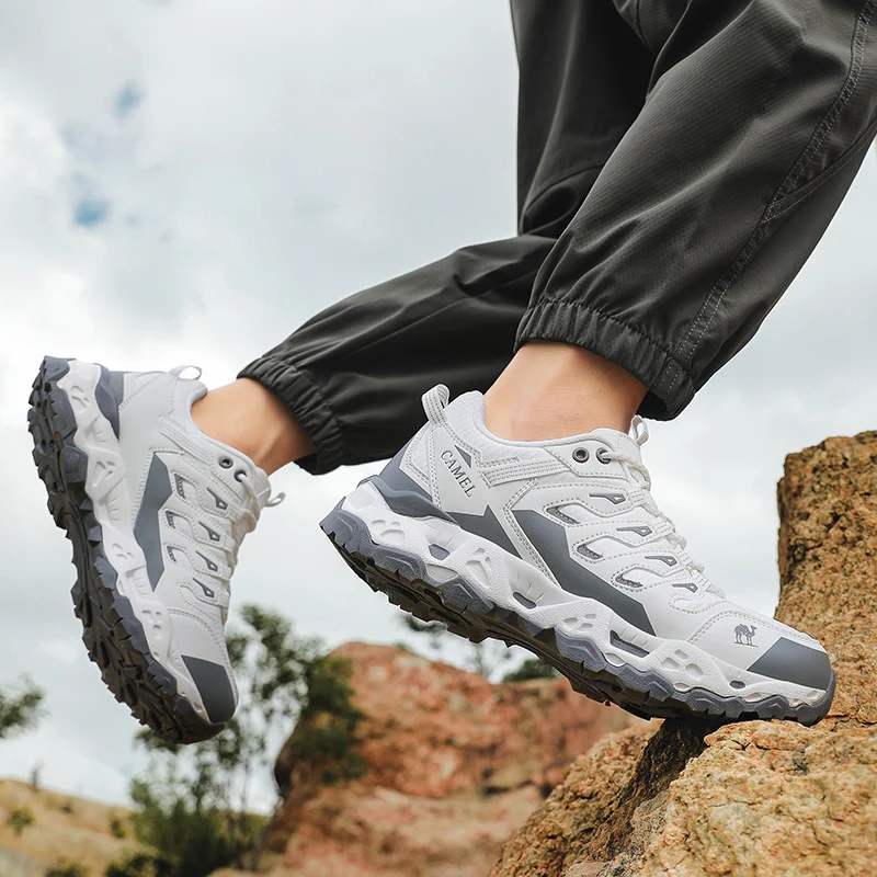 Men Women Hiking Shoes Non-slip Trekking Outdoor Sneakers Sports Shoes Camping Training Jogging Breathable Climbing Trail Shoes