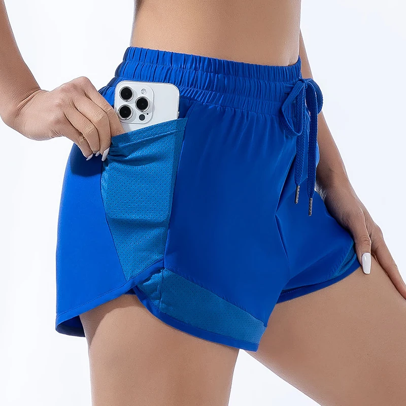 Yoga Wear Sports Fitness Shorts Women's Sports Bodybuilding Morning Run Elastic Wear Bottom Yoga Quick Dry Pants