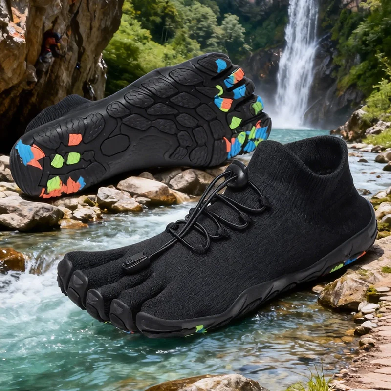Men FiveFingers Casual Sneakers Men Safety Walking Shoes Women's Climbing Shoes Yoga Fitness Shoe Mesh Water Sneaker Rock-climb