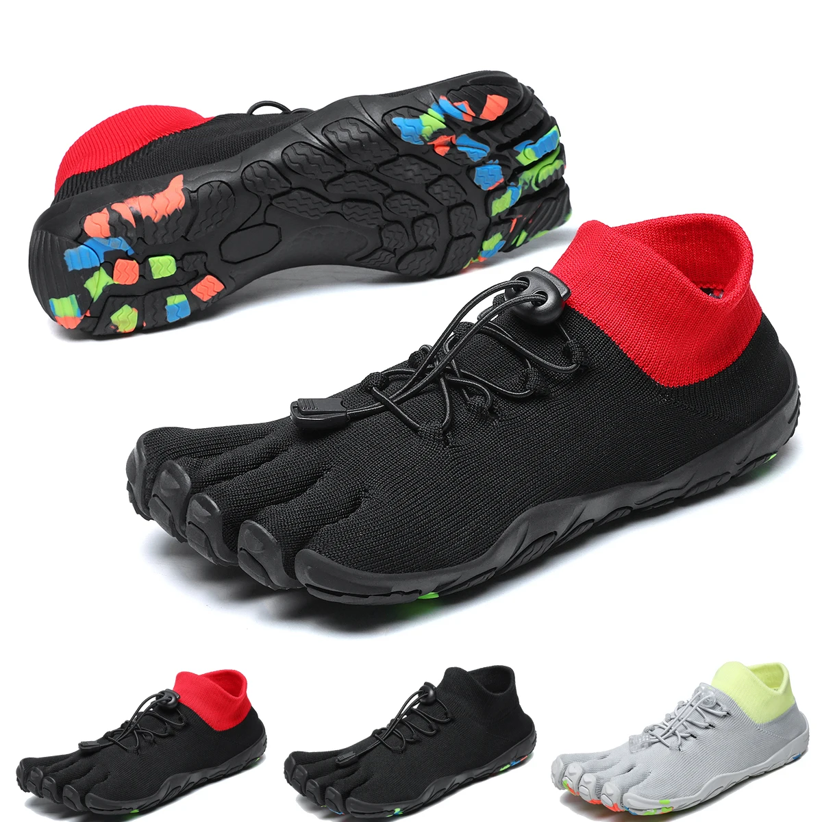 Men FiveFingers Casual Sneakers Men Safety Walking Shoes Women's Climbing Shoes Yoga Fitness Shoe Mesh Water Sneaker Rock-climb