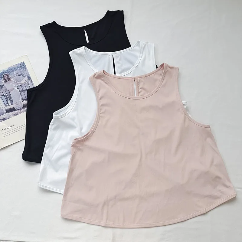 Women's Quick-Dry Sleeveless Cutout Back Sports Top & Tank - Yoga Cover-Up for Gym, Running & Training