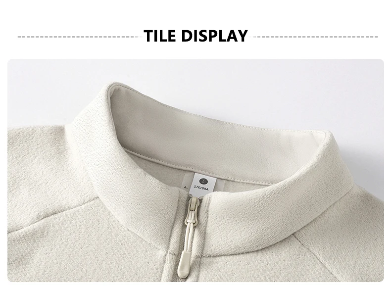 SBWL 2026 High-quality Outdoor Sports Inner Lining Autumn/Winter Warm Long-sleeved Stand-up Collar Tops Running Fitness Jackets