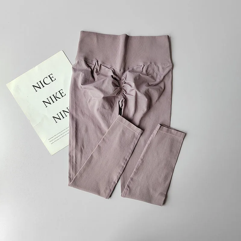 High Waist Belly-tightening Peach Buttocks Fitness Pants Unrestrained Cycling Pilates Skin-friendly High-elastic Yoga Leggings