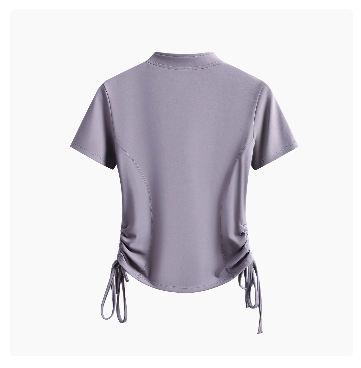 DRUR Yoga Shirts Women Short Sleeve Zipper Sports Tops Breathable Fitness T-Shirt Female Gym Clothing Running Top Yogawear 2025