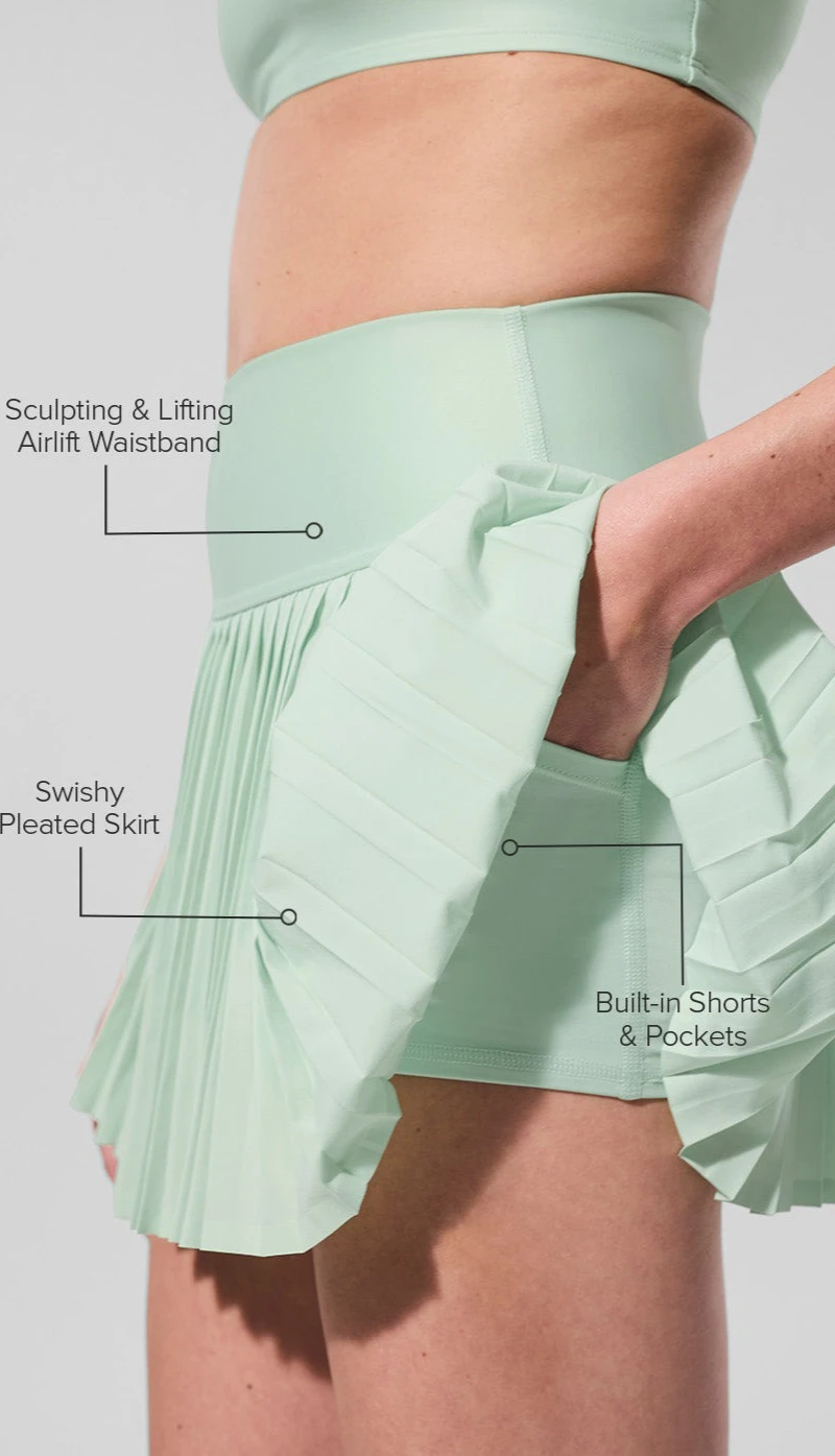 Sexy Fitness Yoga Shorts Dancing High Waist Women Tennis Pleated Skirt with Inner Lining High Waist Double Layer Design Sport