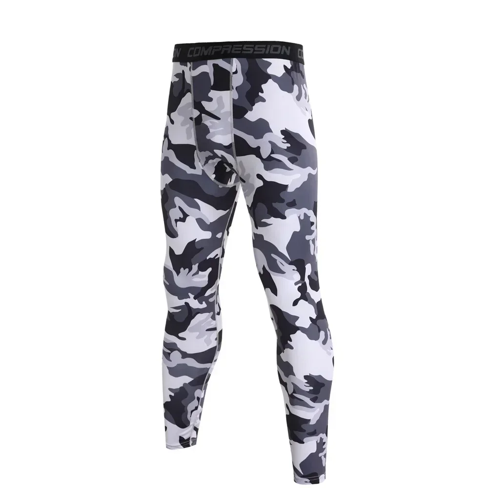 Men's Compression Pants Camouflage Sports Leggings Men Training Leggings Quick Dry Bottoms Jogging Sweatpants Running Pants