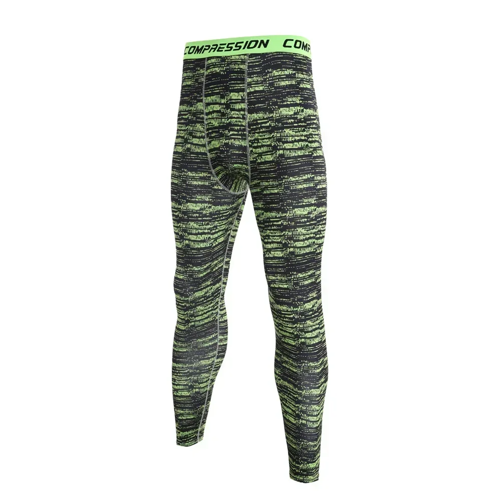 Men's Compression Pants Camouflage Sports Leggings Men Training Leggings Quick Dry Bottoms Jogging Sweatpants Running Pants
