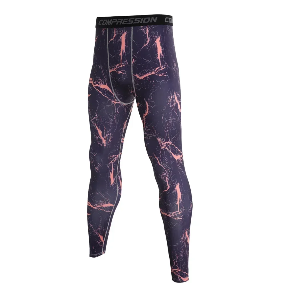 Men's Compression Pants Camouflage Sports Leggings Men Training Leggings Quick Dry Bottoms Jogging Sweatpants Running Pants