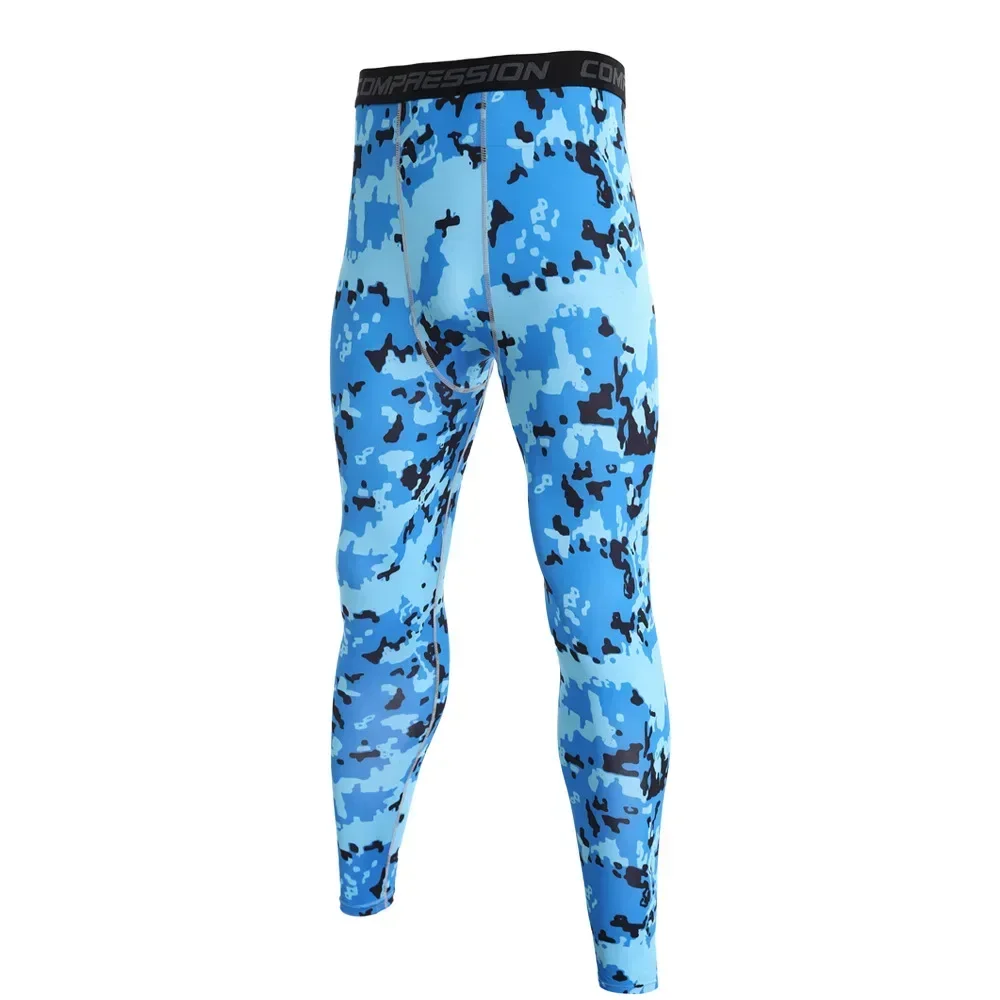 Men's Compression Pants Camouflage Sports Leggings Men Training Leggings Quick Dry Bottoms Jogging Sweatpants Running Pants