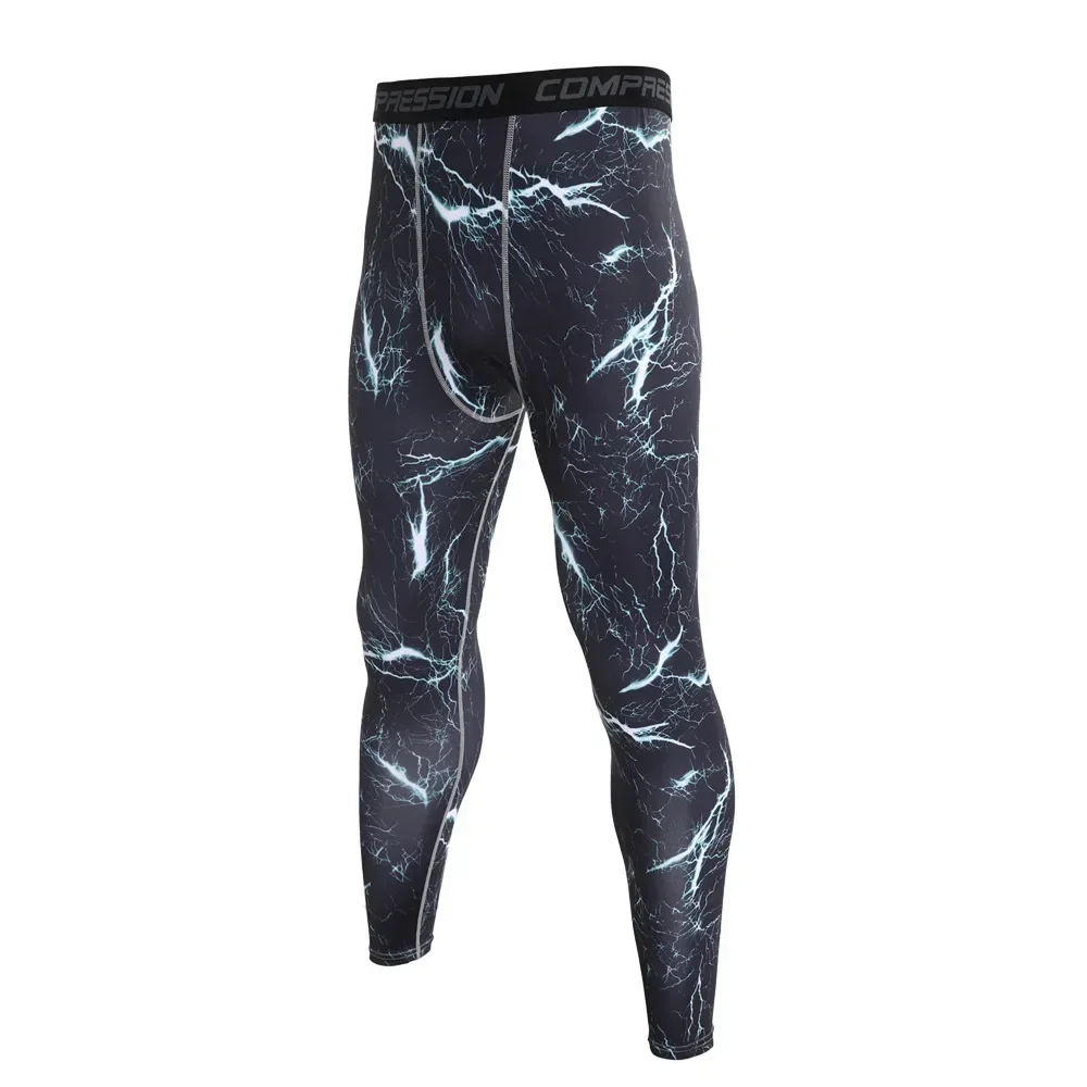 Men's Compression Pants Camouflage Sports Leggings Men Training Leggings Quick Dry Bottoms Jogging Sweatpants Running Pants