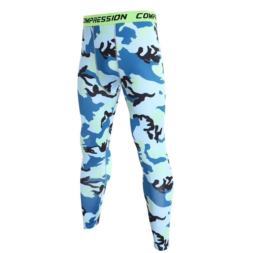 Men's Compression Pants Camouflage Sports Leggings Men Training Leggings Quick Dry Bottoms Jogging Sweatpants Running Pants
