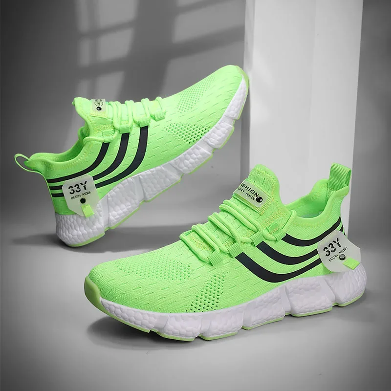 Sports Men's Shoes Spring and Autumn Breathable Casual Running Shoes Lightweight Walking Couple Shoes Men's Spirit Women's Shoes