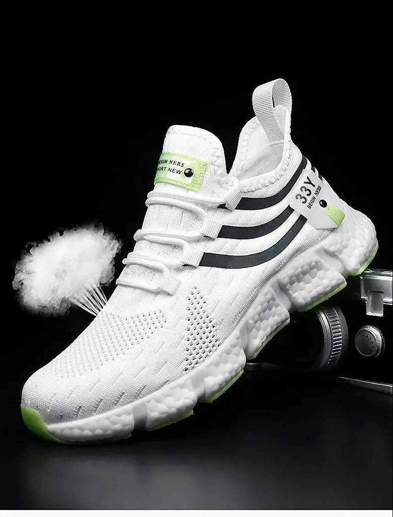 Sports Men's Shoes Spring and Autumn Breathable Casual Running Shoes Lightweight Walking Couple Shoes Men's Spirit Women's Shoes