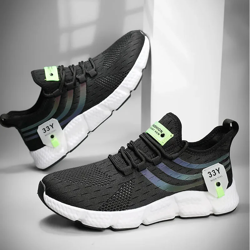Sports Men's Shoes Spring and Autumn Breathable Casual Running Shoes Lightweight Walking Couple Shoes Men's Spirit Women's Shoes