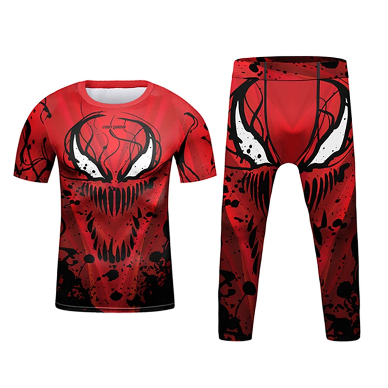 New Jiu Jitsu T-shirt For Kid MMA Shorts Bjj Rashguard Kids 4pcs/set Boy Boxe Kickboxing Mma Compression Clothing Children Suit