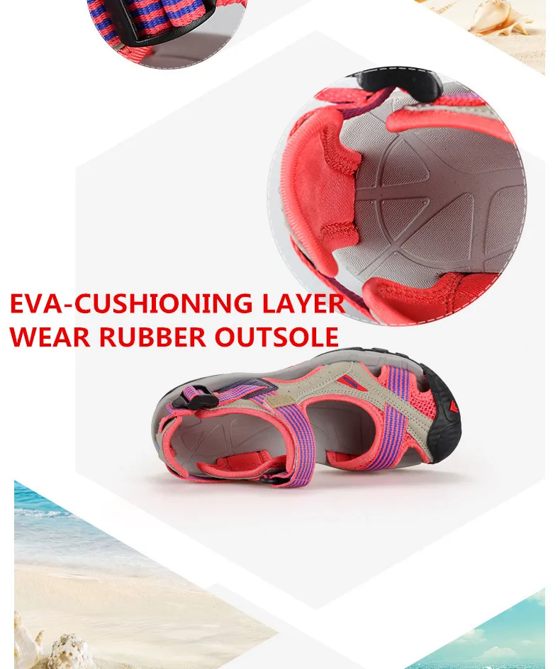 HUMTTO 2021 Summer Quick Dry Upstream Hiking Water Shoes for Men Outdoor Mens Beach Sandals Breathable Trekking Aqua Shoes Man