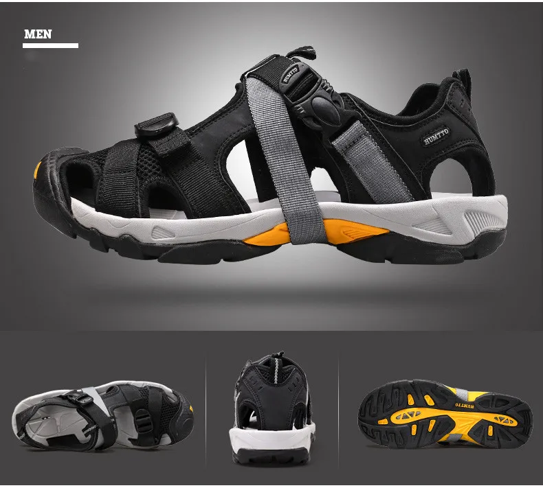 HUMTTO 2021 Summer Quick Dry Upstream Hiking Water Shoes for Men Outdoor Mens Beach Sandals Breathable Trekking Aqua Shoes Man