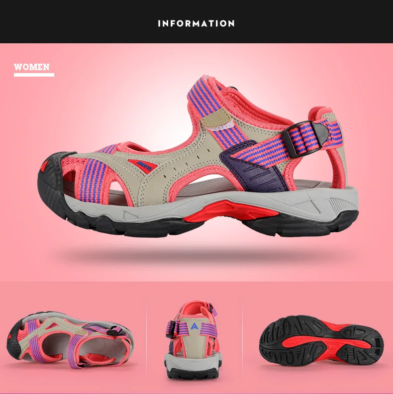 HUMTTO 2021 Summer Quick Dry Upstream Hiking Water Shoes for Men Outdoor Mens Beach Sandals Breathable Trekking Aqua Shoes Man