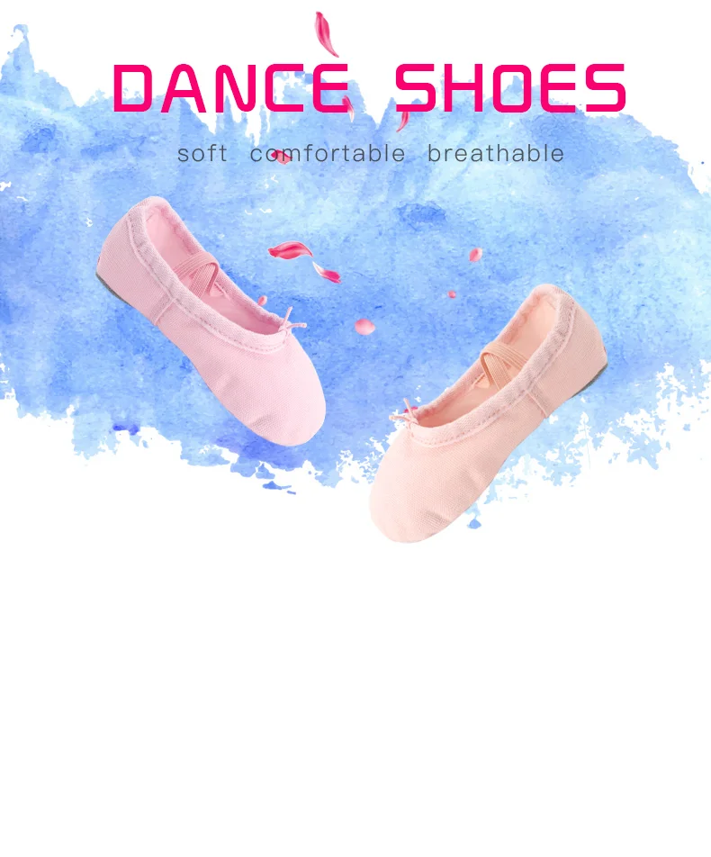 Girls Ballet Shoes Cheap Dance Shoes Soft Soled gymnastic Shoes Drawstring Ballet Specific Slippers for Women
