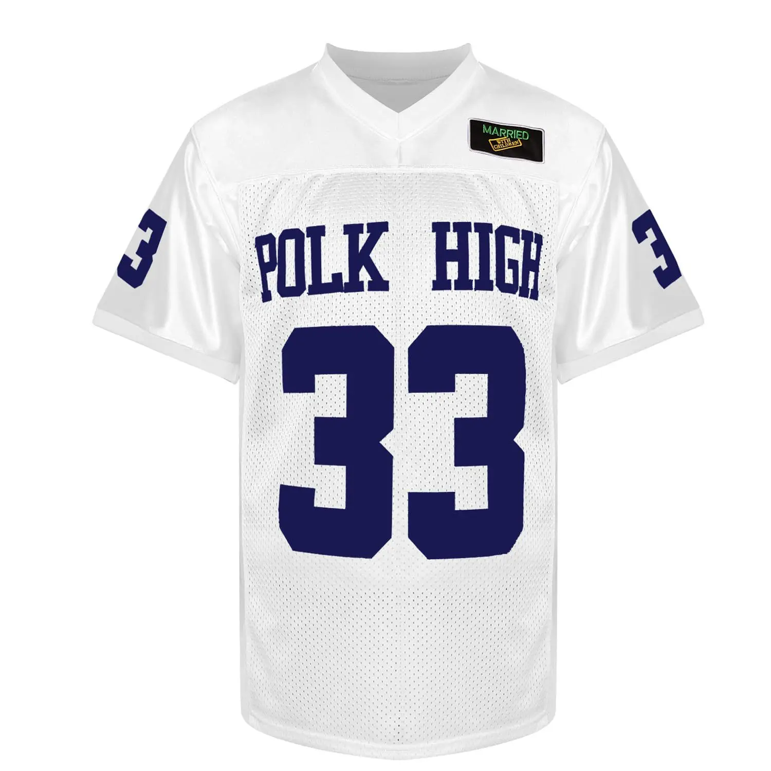 Al Bundy #33 Polk High Movie Football Jersey Stitched Blue S-3XL High Quality