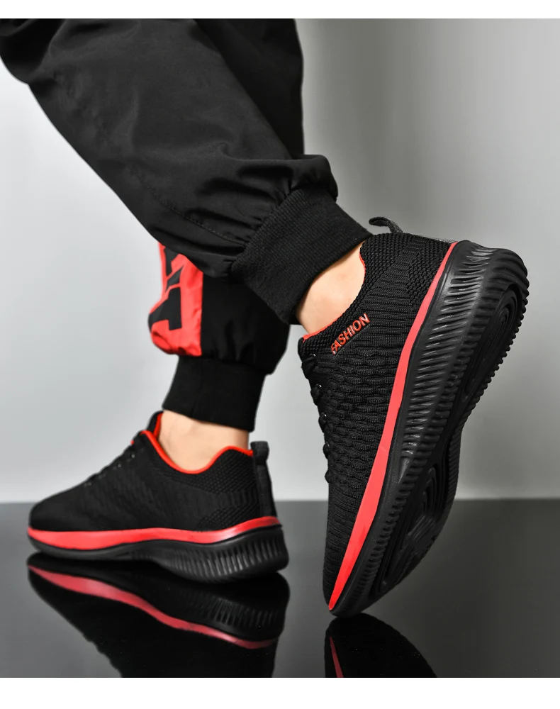 Hot Sale Black Red Cheap Running Shoes Men Women Large Size 47 48 Breathable Light Sports Sneakers Men Gym Shoes tenis masculino