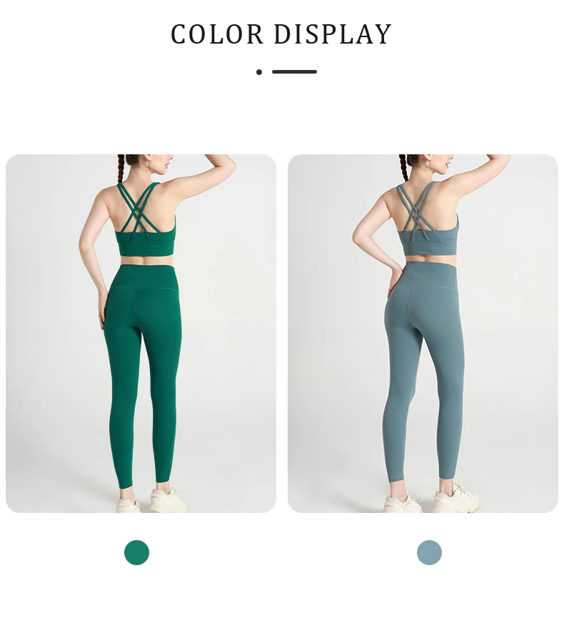 2024 New 2 Piece Yoga Clothes Women's Tracksuit Quick Dry Set Breathable Fitness Suit Fitness Clothing Sports Bra Leggings Suit