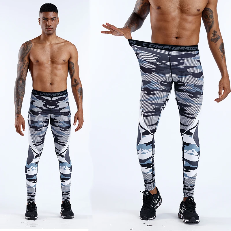 Men's Compression Pants Men Sportswear Training Legging Gym Skinny Trousers Tights Bottoms Jogging Sweatpants Running Pants Men