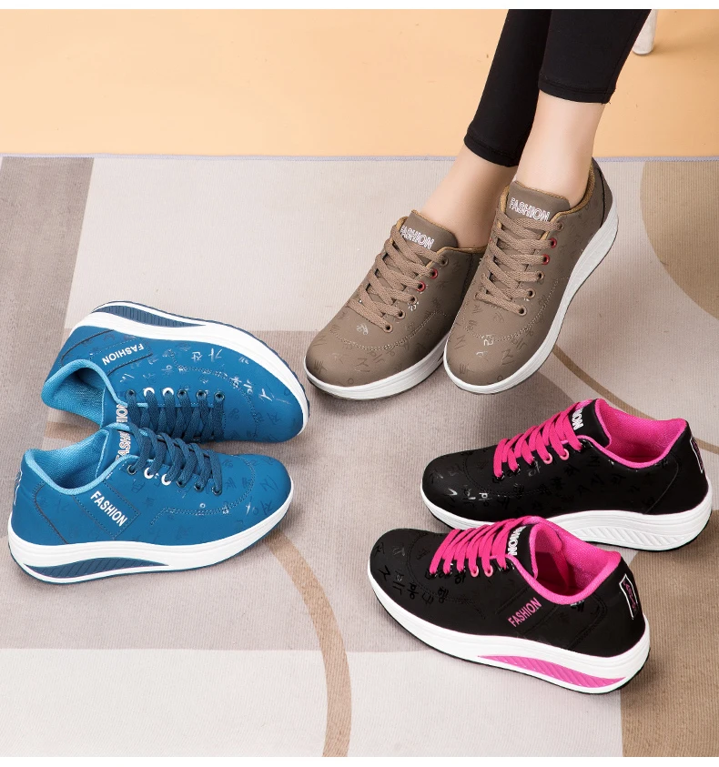 Women Sneakers Fashion Women Vulcanized Shoes High Quality Flats Shoes for Women Walking Platform Plus Size Zapatillas Mujer