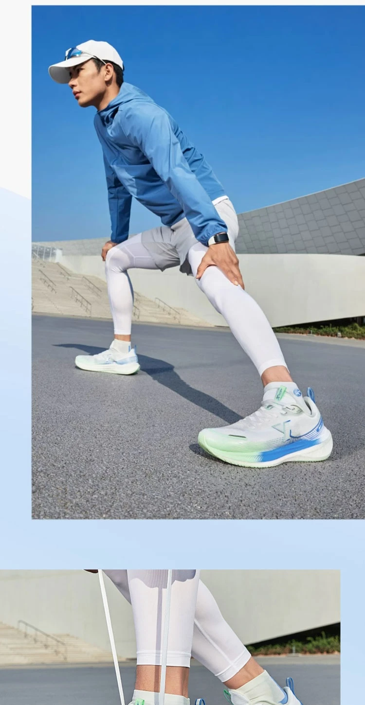 Xtep Kunpeng Men's Running Shoes 2025 Summer Lightweight Breathable Cushioning Shock-absorbing Rebound Sport Shoes 875219110025