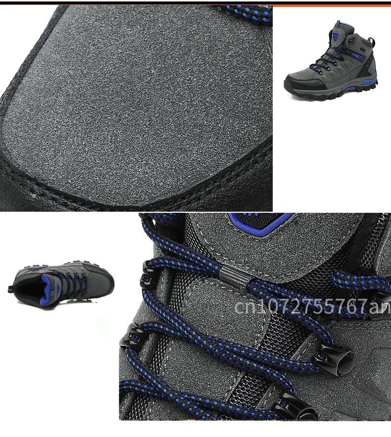 Couples Outdoor Hiking Shoes Comfortable Wear-Resistant Camping Climbing Mountain Shoes Breathable Sports Shoes Camping Boots