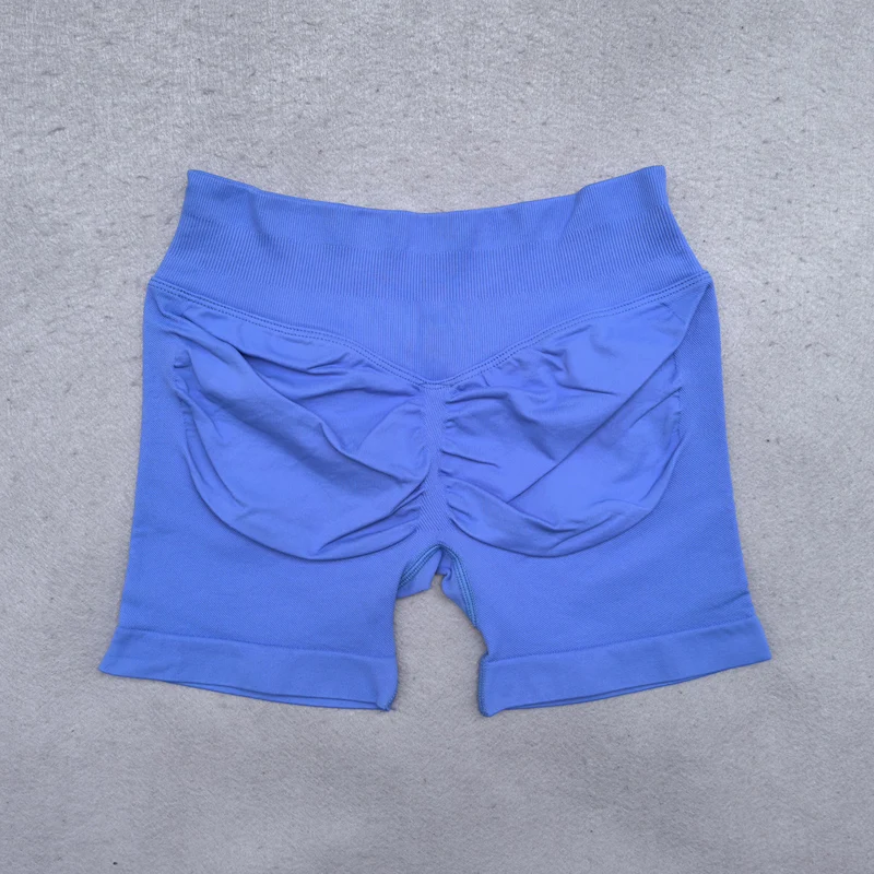 Shorts Women Seamless Yoga Shorts Scrunch Bum Gym Shorts Workout Low Waist Short Leggings Booty Stretch Running Shorts