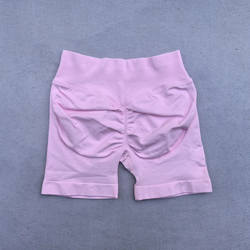 Shorts Women Seamless Yoga Shorts Scrunch Bum Gym Shorts Workout Low Waist Short Leggings Booty Stretch Running Shorts