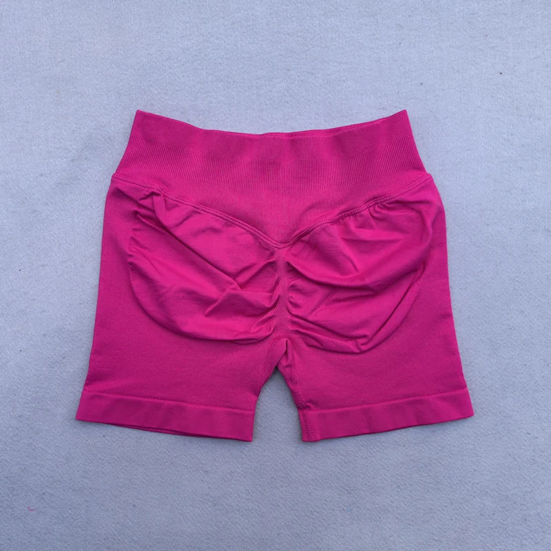 Shorts Women Seamless Yoga Shorts Scrunch Bum Gym Shorts Workout Low Waist Short Leggings Booty Stretch Running Shorts