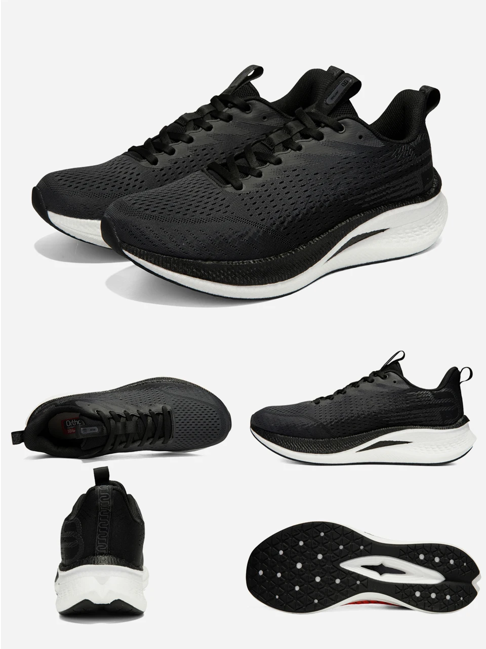 Baasploa Men Jogging Sports Shoes Carbon Plate Professional Cushioning Sneakers Male Outdoor Breathable Non Slip Running Shoes