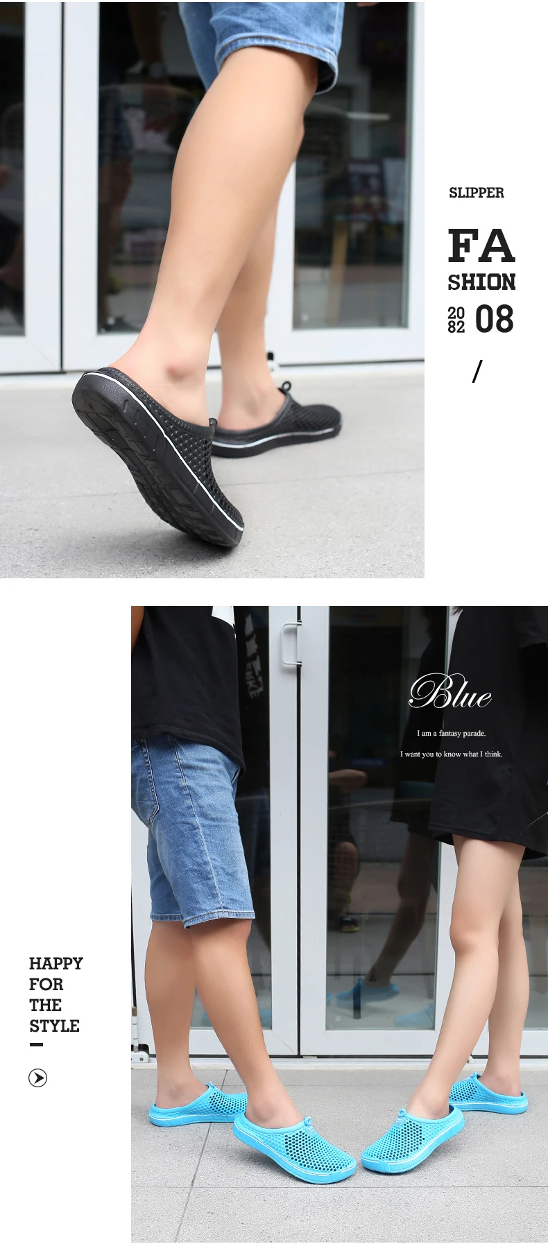 Hot Sale Brand Clogs Men Slippers Water Shoes EVA Lightweight Sandles Unisex Colorful Shoes for Men Summer Beach Women Slippers