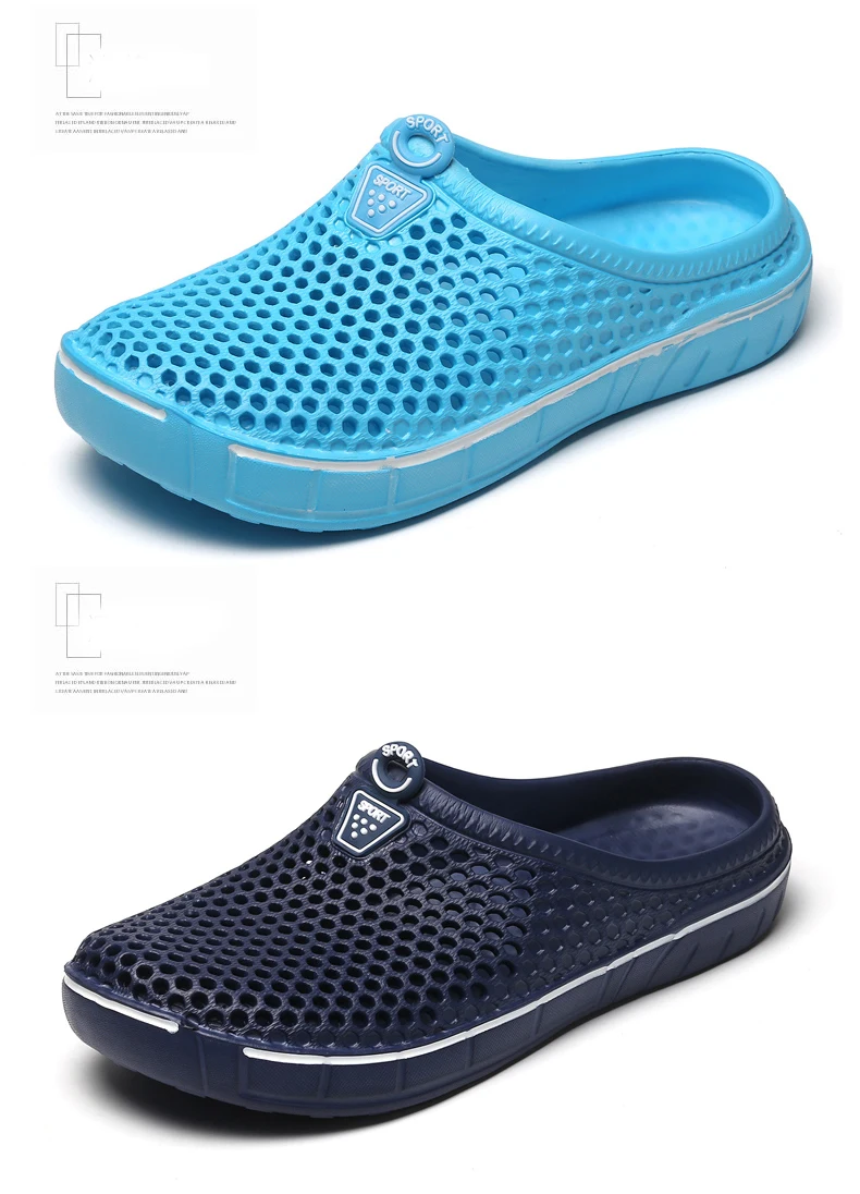 Hot Sale Brand Clogs Men Slippers Water Shoes EVA Lightweight Sandles Unisex Colorful Shoes for Men Summer Beach Women Slippers