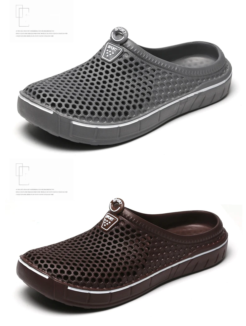 Hot Sale Brand Clogs Men Slippers Water Shoes EVA Lightweight Sandles Unisex Colorful Shoes for Men Summer Beach Women Slippers