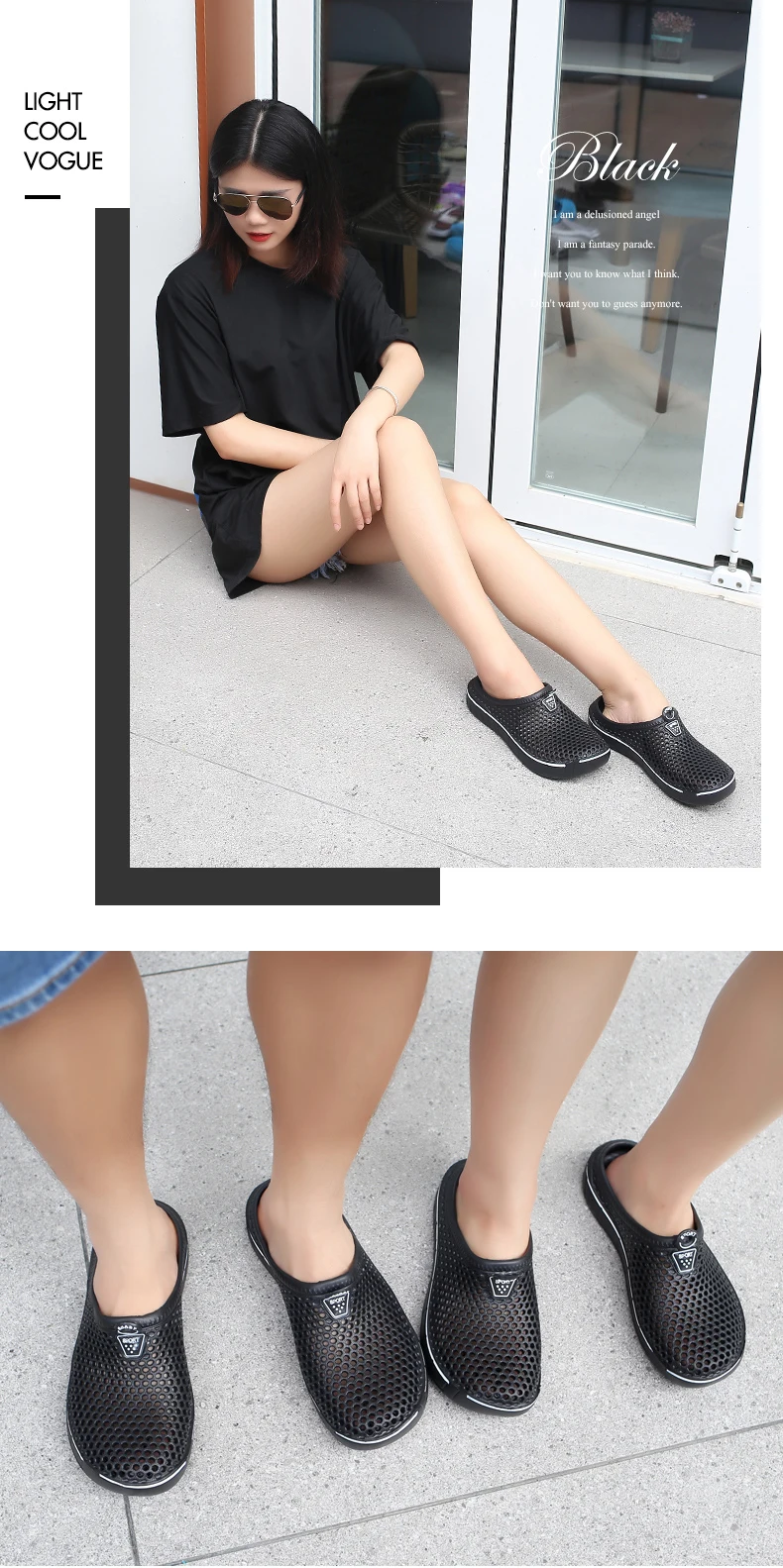 Hot Sale Brand Clogs Men Slippers Water Shoes EVA Lightweight Sandles Unisex Colorful Shoes for Men Summer Beach Women Slippers