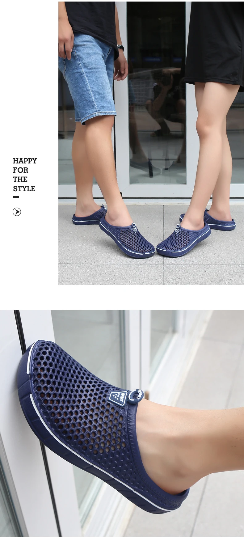 Hot Sale Brand Clogs Men Slippers Water Shoes EVA Lightweight Sandles Unisex Colorful Shoes for Men Summer Beach Women Slippers
