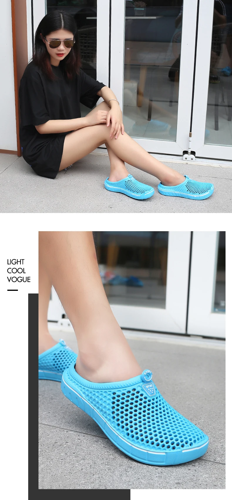 Hot Sale Brand Clogs Men Slippers Water Shoes EVA Lightweight Sandles Unisex Colorful Shoes for Men Summer Beach Women Slippers