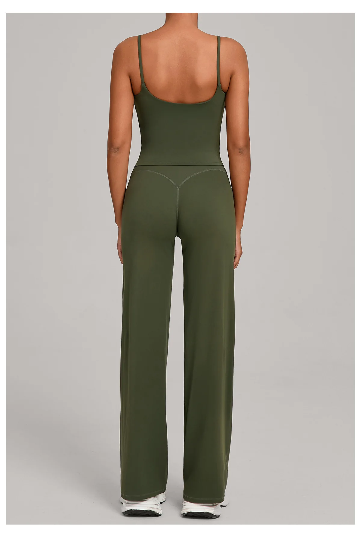 Casual Wear Outdoor Sports Tight Yoga Suit Naked Feeling Fitness Suit High Waist Yoga Two-piece Set Gym Workout Clothes Women's