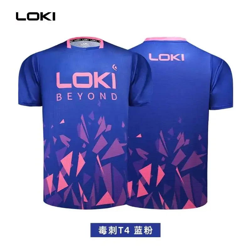 LOKI Table Tennis Jerseys Training T-Shorts New Style Absorb Sweat Comfort Top Quality Ping Pong Shirt Cloth Sport