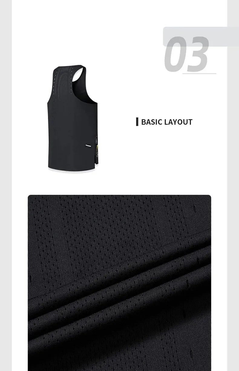 QIAODAN Feiying PB Men Sport Vest 2025 Summer Sleeveless Breathable Lightweight Quick-drying Marathon Training Tops BVS23231232