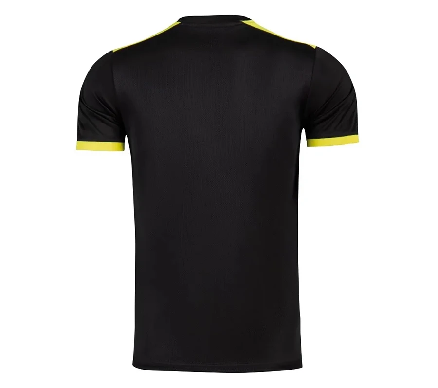 Professional Men Referee Uniforms Soccer Football Jerseys Shirts Pockets Judge Short Sleeve Team Shirt Sportswear Clothes